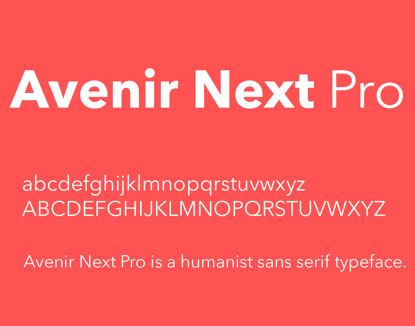 avenir next ultra light free font